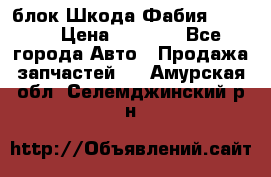 блок Шкода Фабия 2 2008 › Цена ­ 2 999 - Все города Авто » Продажа запчастей   . Амурская обл.,Селемджинский р-н